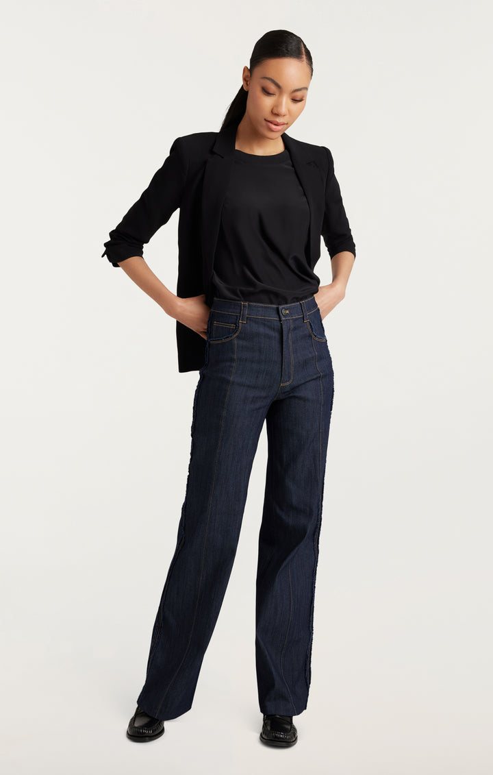 パンツ GIVENCHY Women Straight Pants BW51605YC9 401 BLUE Washed Cocoon jeans | Givenchy DE | Givenchy