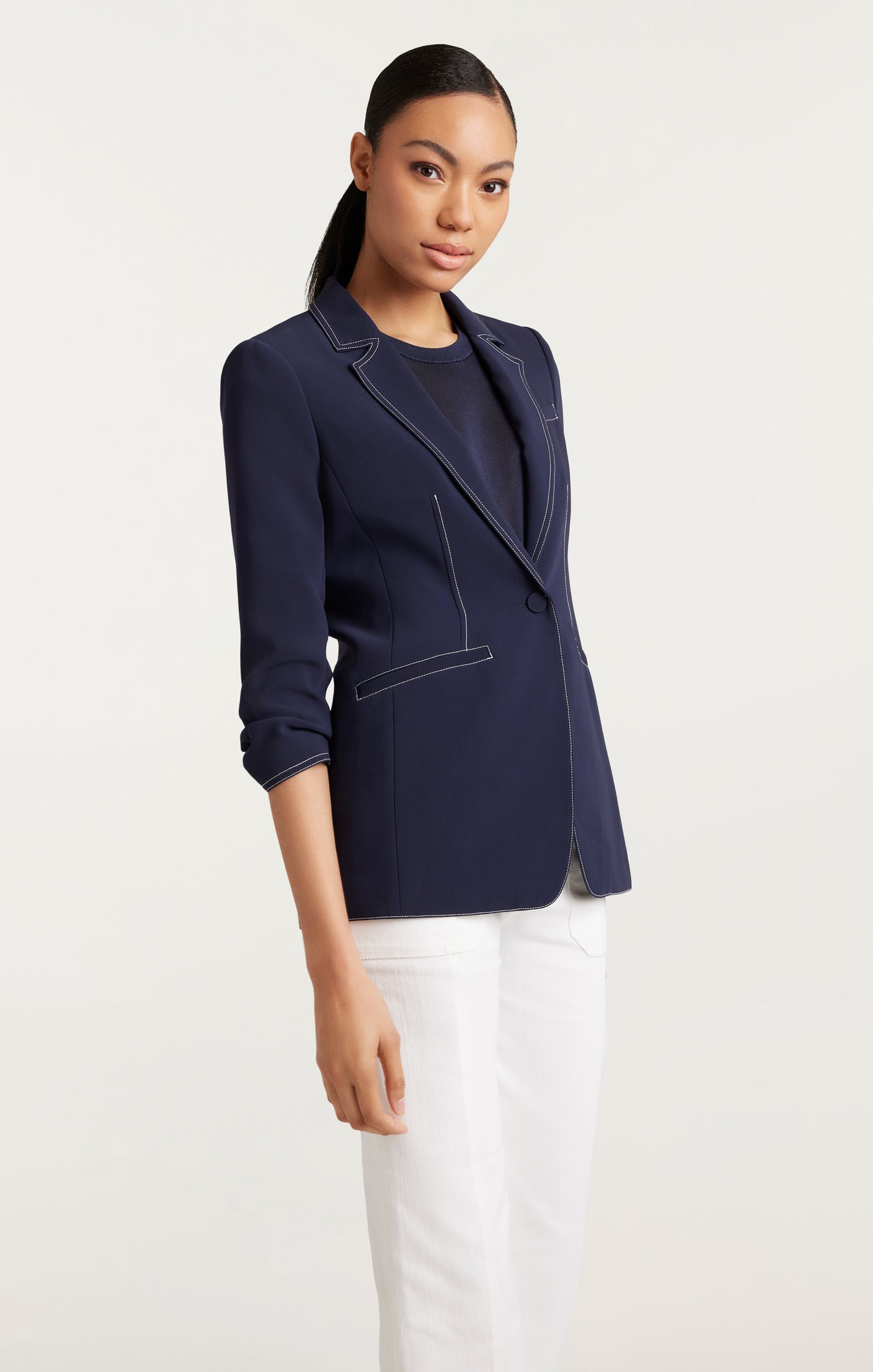 Crepe Khloe Blazer