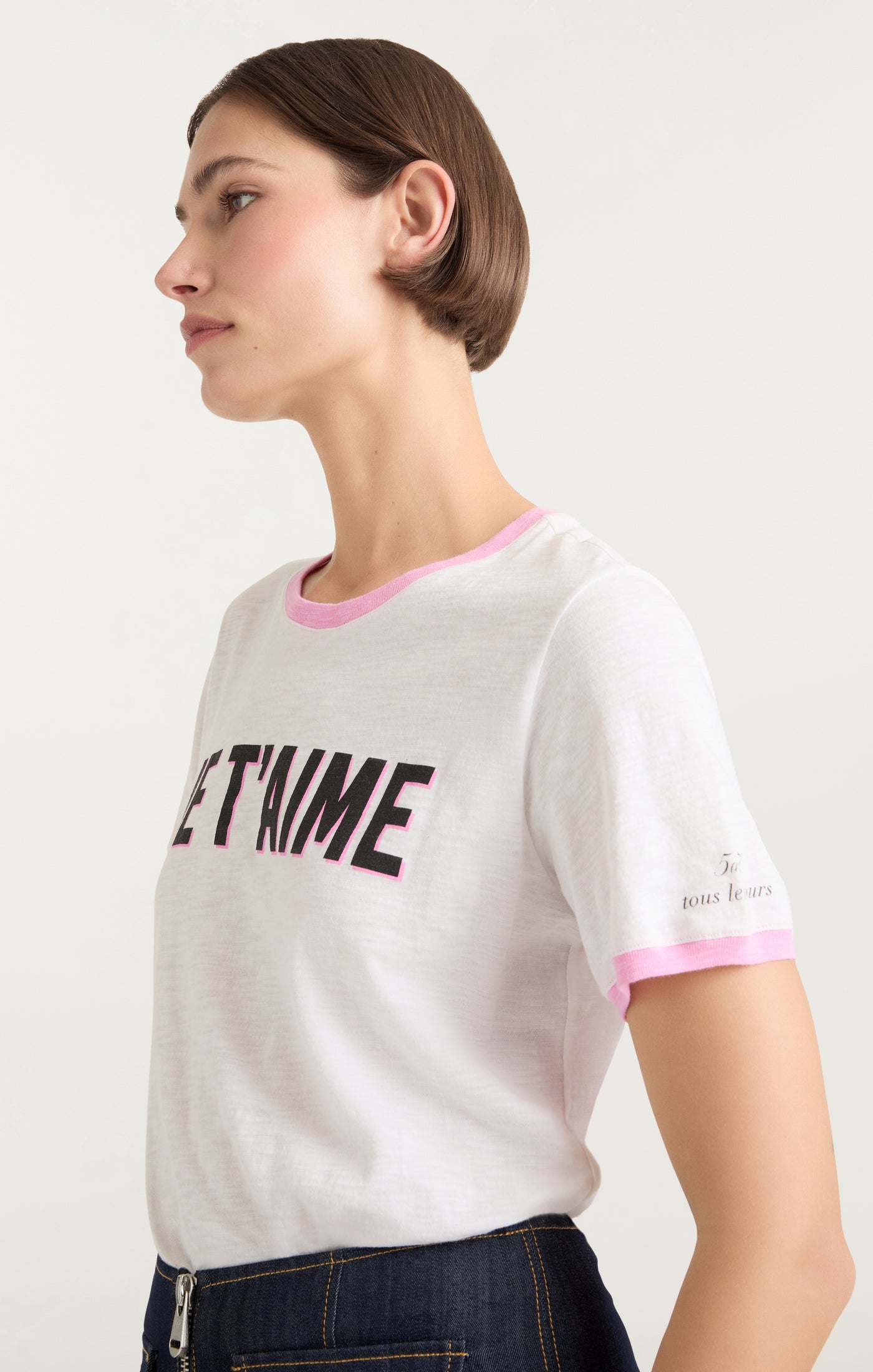 Two Tone Je T'aime Tee