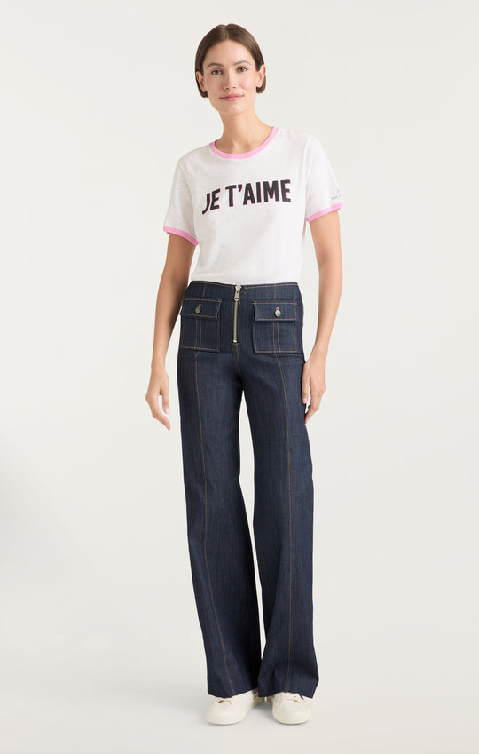 Two Tone Je T'aime Tee