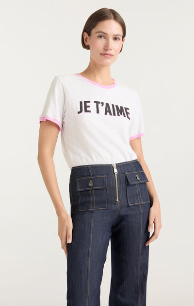 Two Tone Je T'aime Tee