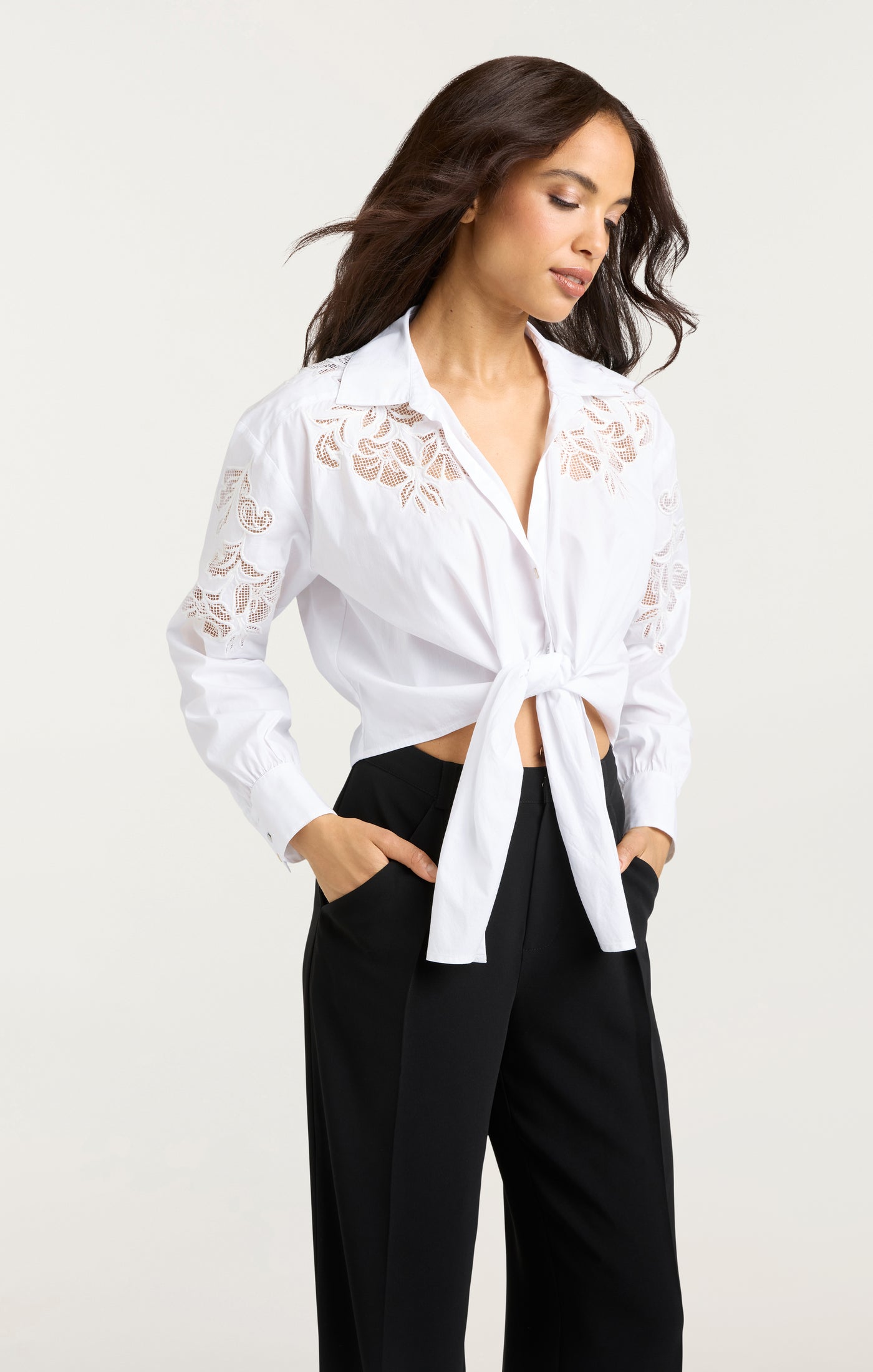 Cutout Embellished Marianna Top