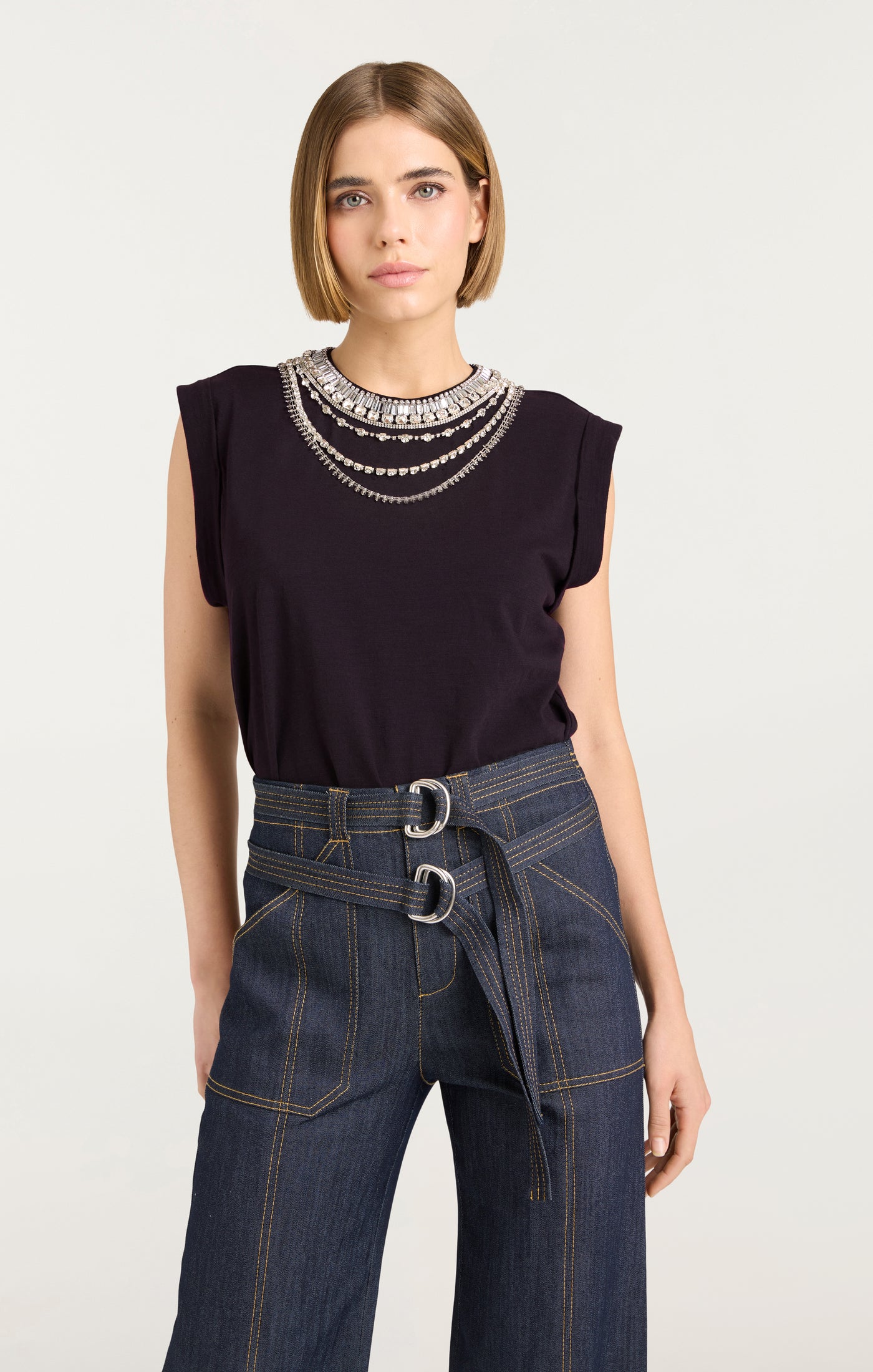 Layered Necklace Bella Tee