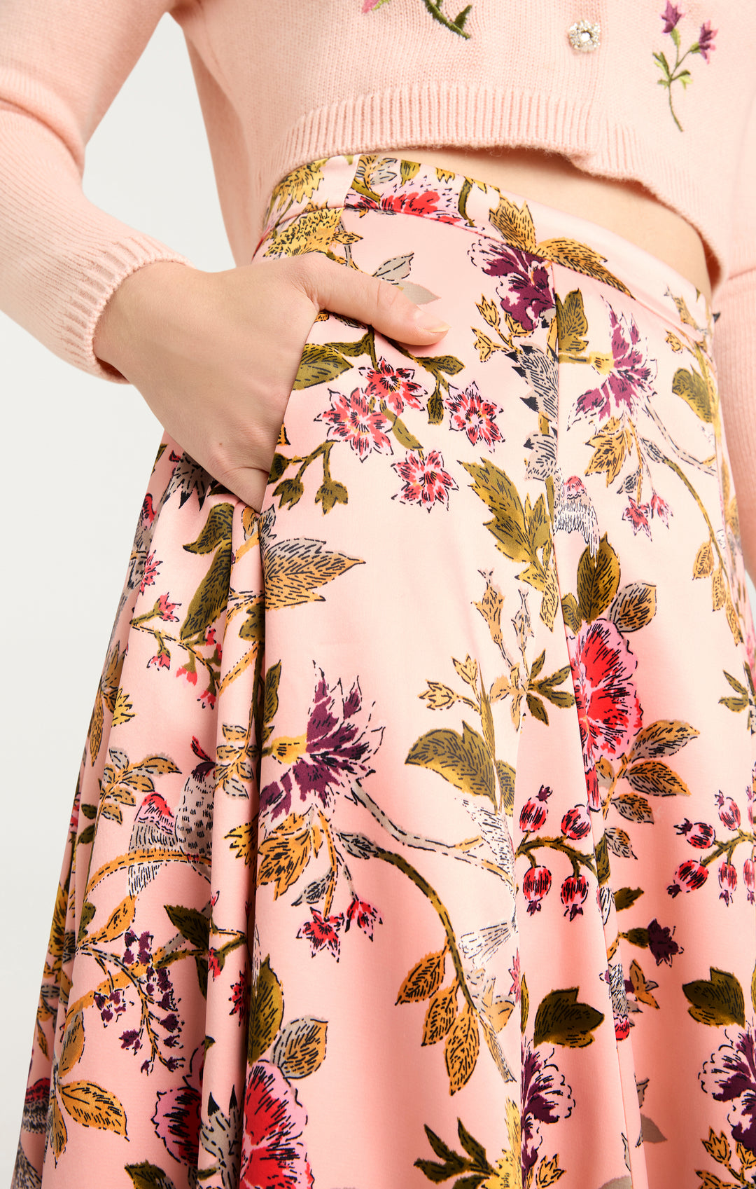 Flower in skirt sale