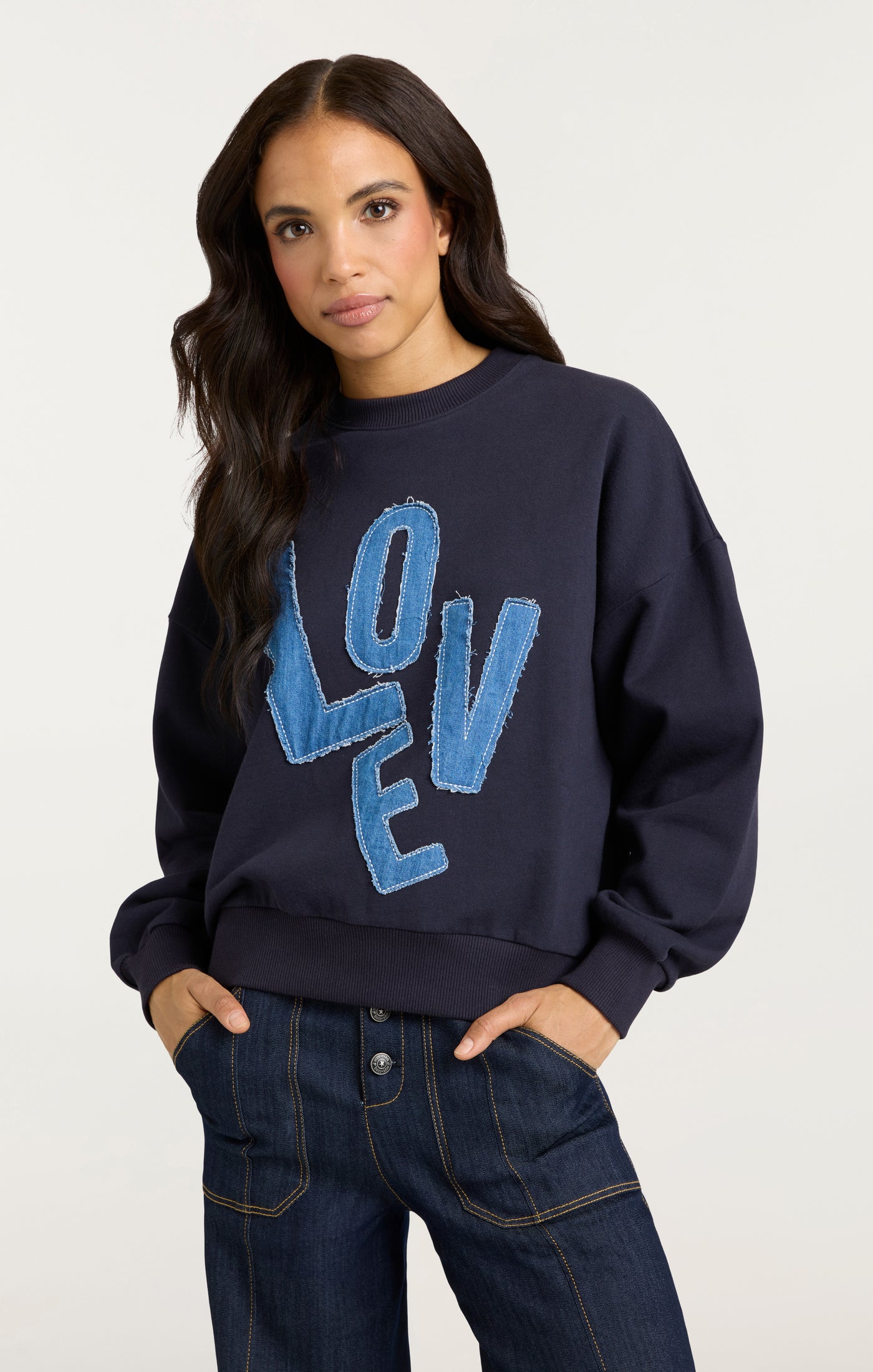 Denim Love Brandy Pullover