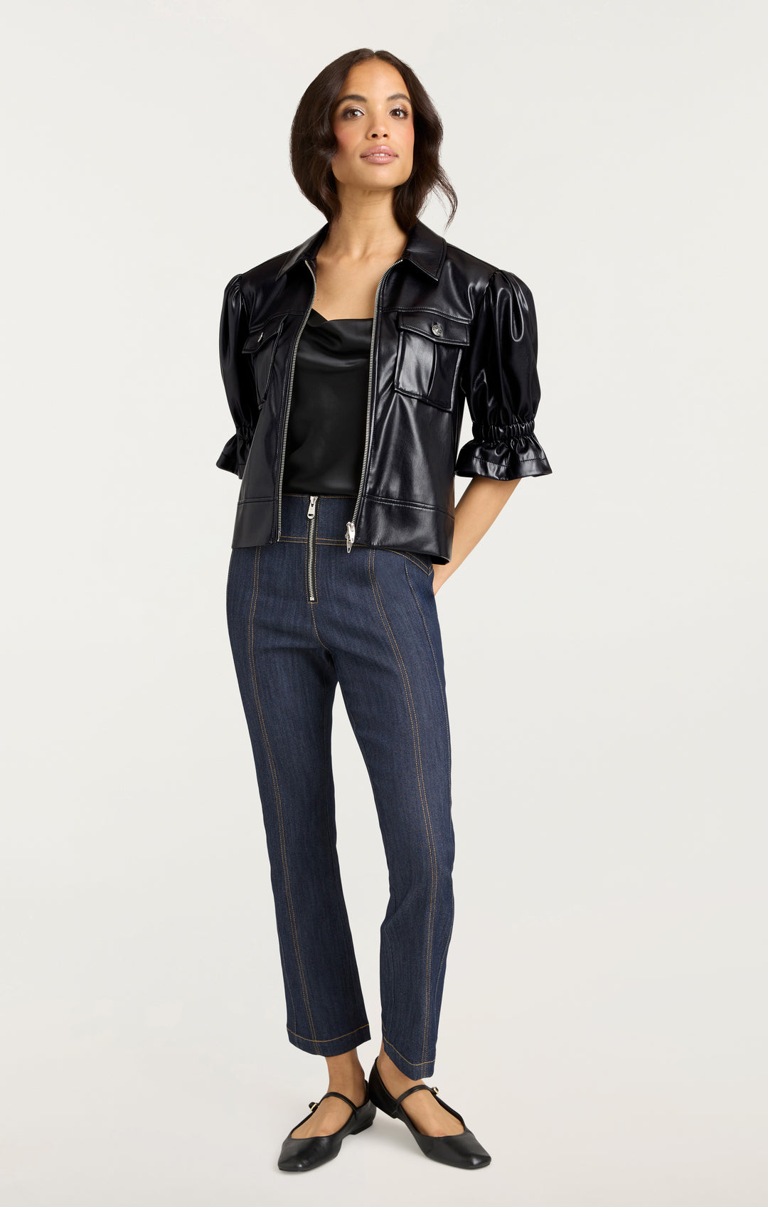 Lite Vegan Leather Holly Jacket – Cinq à Sept