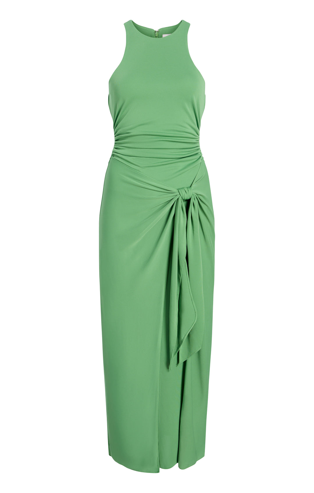 knee length dresses for ladies Andie Open Back Satin Maxi Dress • Shop American Threads Women's Trendy Online Boutique Blue / S main image 1