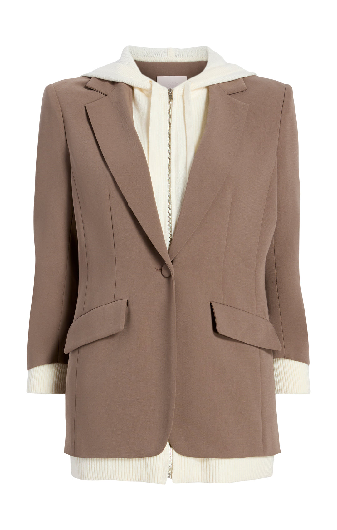 Ivory sweater blazer on sale