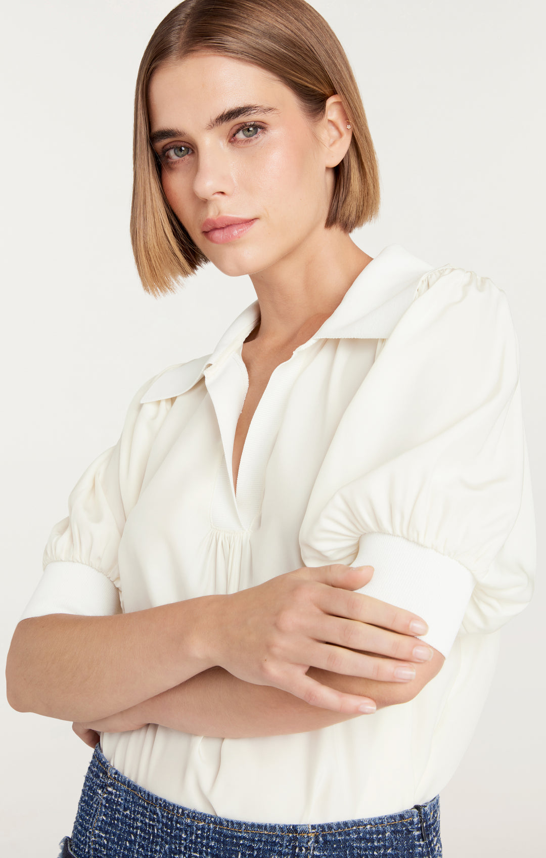 AM1366 Lindsay logo tops Ivory アイボリー AM1366 Lindsay logo tops Ivory アイボリー AM1366 Lindsay