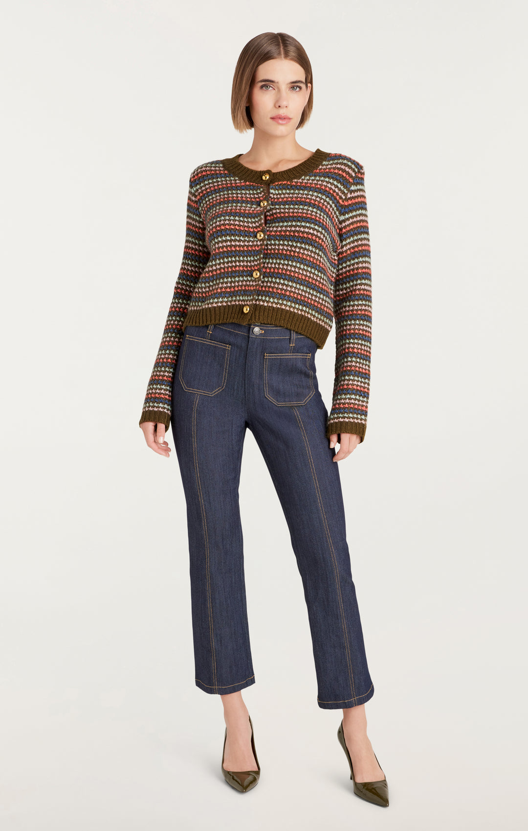 Striped Romina Cardigan – Cinq à Sept