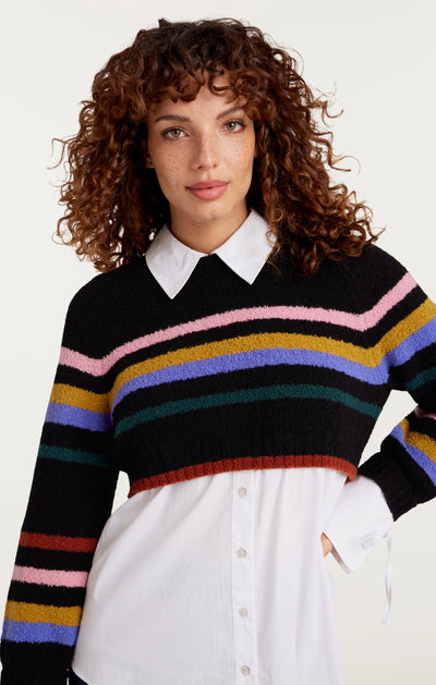 Striped Nelida Pullover