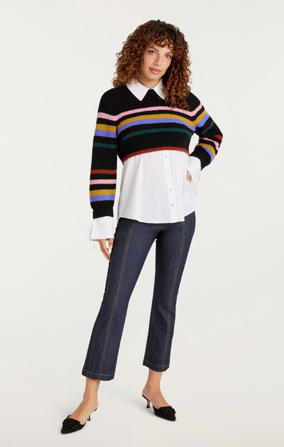 Striped Nelida Pullover