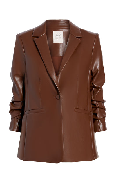 Vegan Leather Kylie Blazer