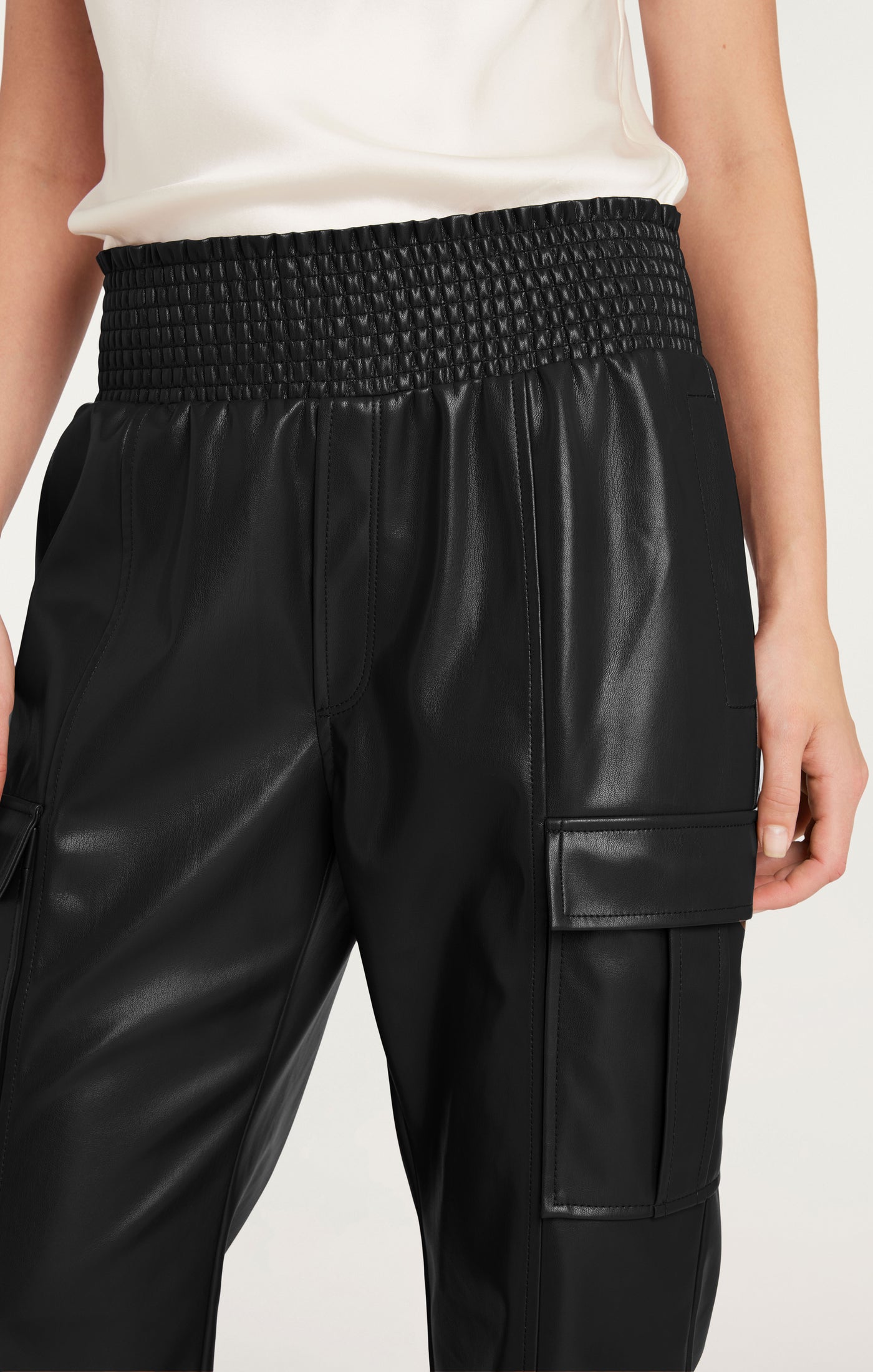 Lite Vegan Leather Jenning Pants