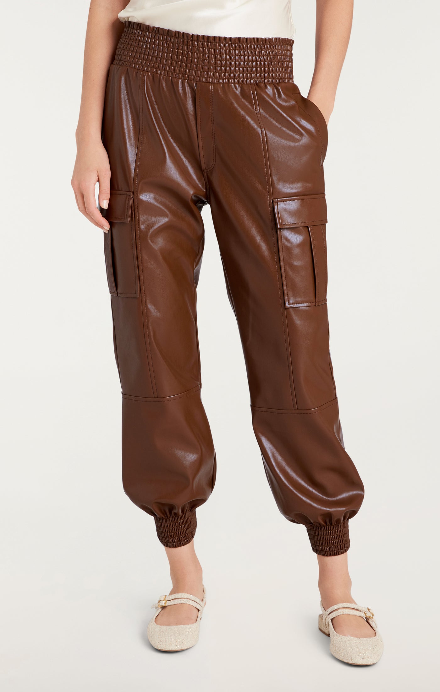 Lite Vegan Leather Jenning Pants