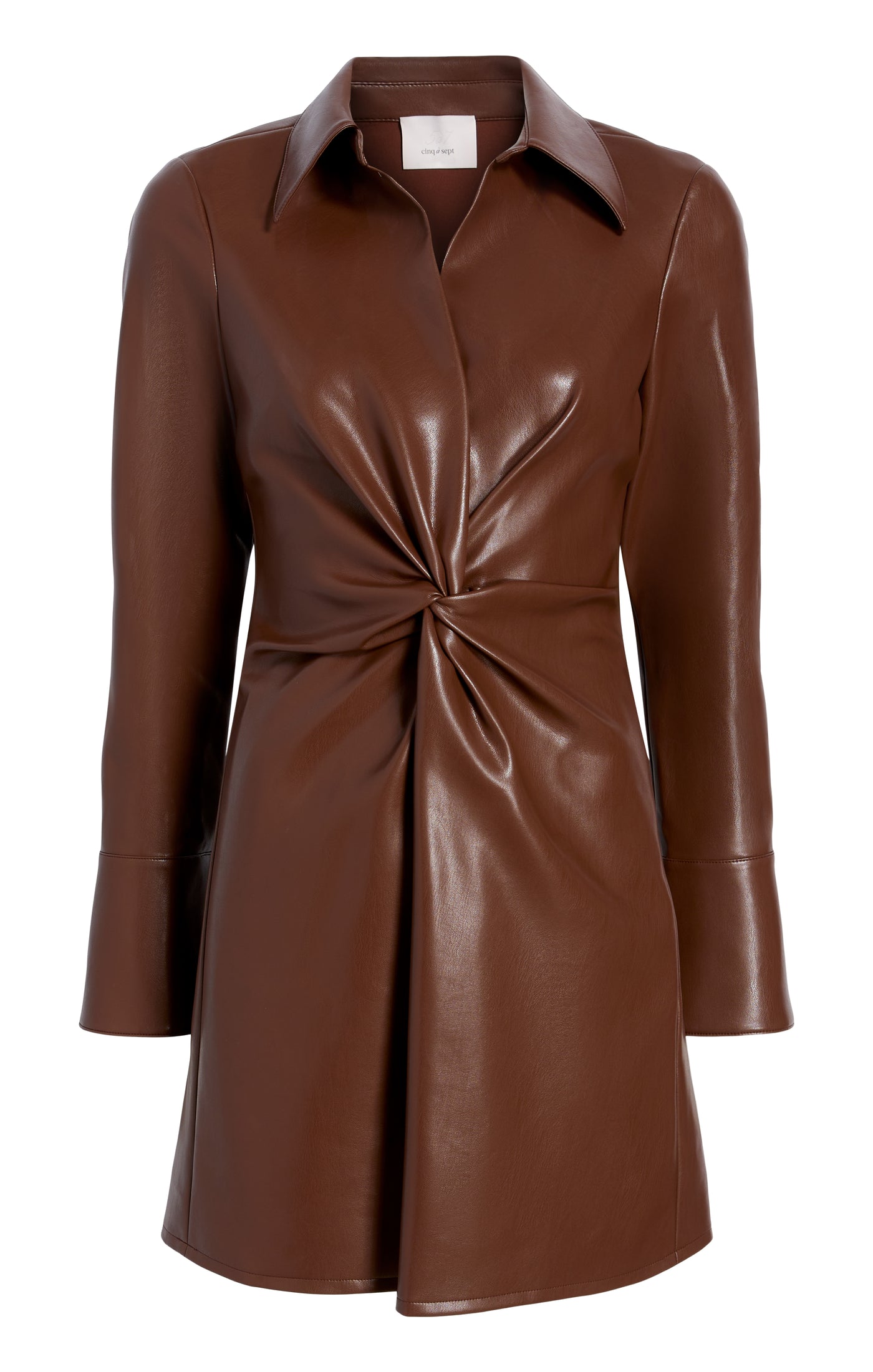 Vegan Leather Mckenna Dress Cinq Sept Vegan Leather Mckenna Dress Cinq Sept