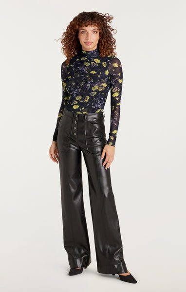Vegan Leather Long Benji Pant – Cinq à Sept