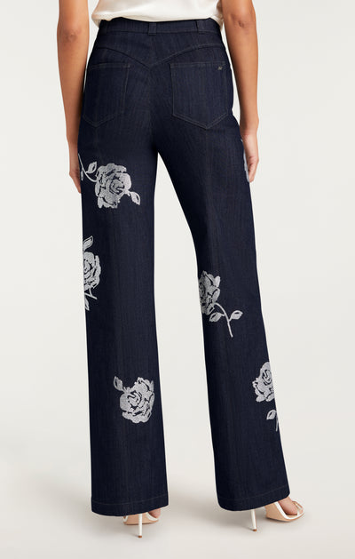 Heatset Roses Francine Pant