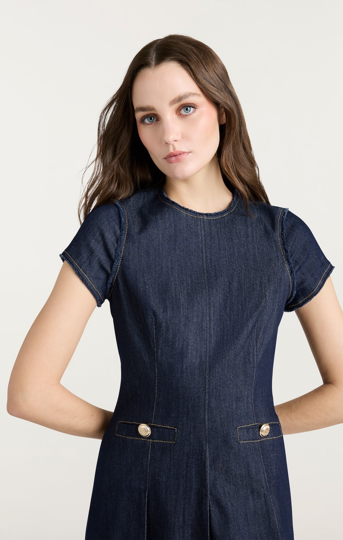 Cinq Sept Women's Indigo Denim Nova Dress Cinq Sept Women's Indigo Denim Nova Dress