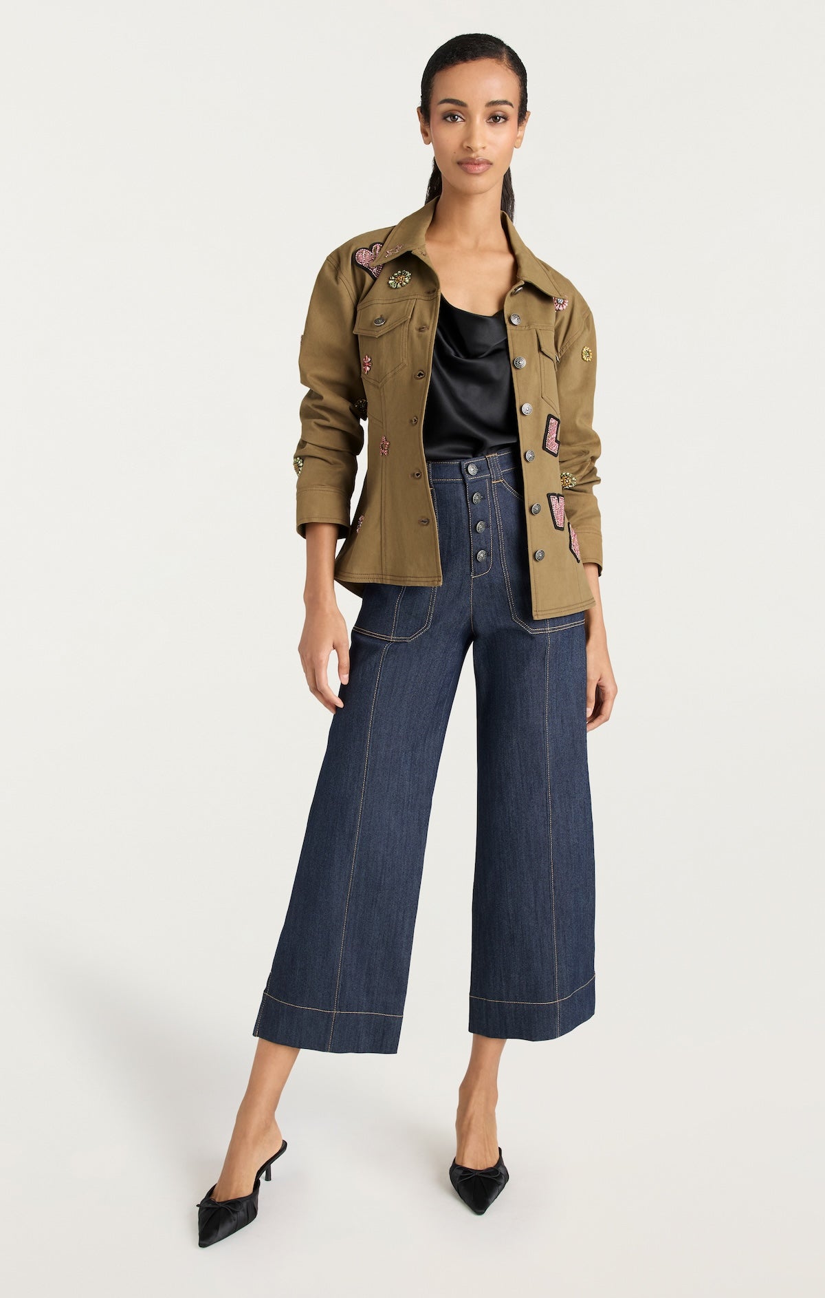 Ditsy Love Scrunched Canyon Jean Jacket – Cinq à Sept