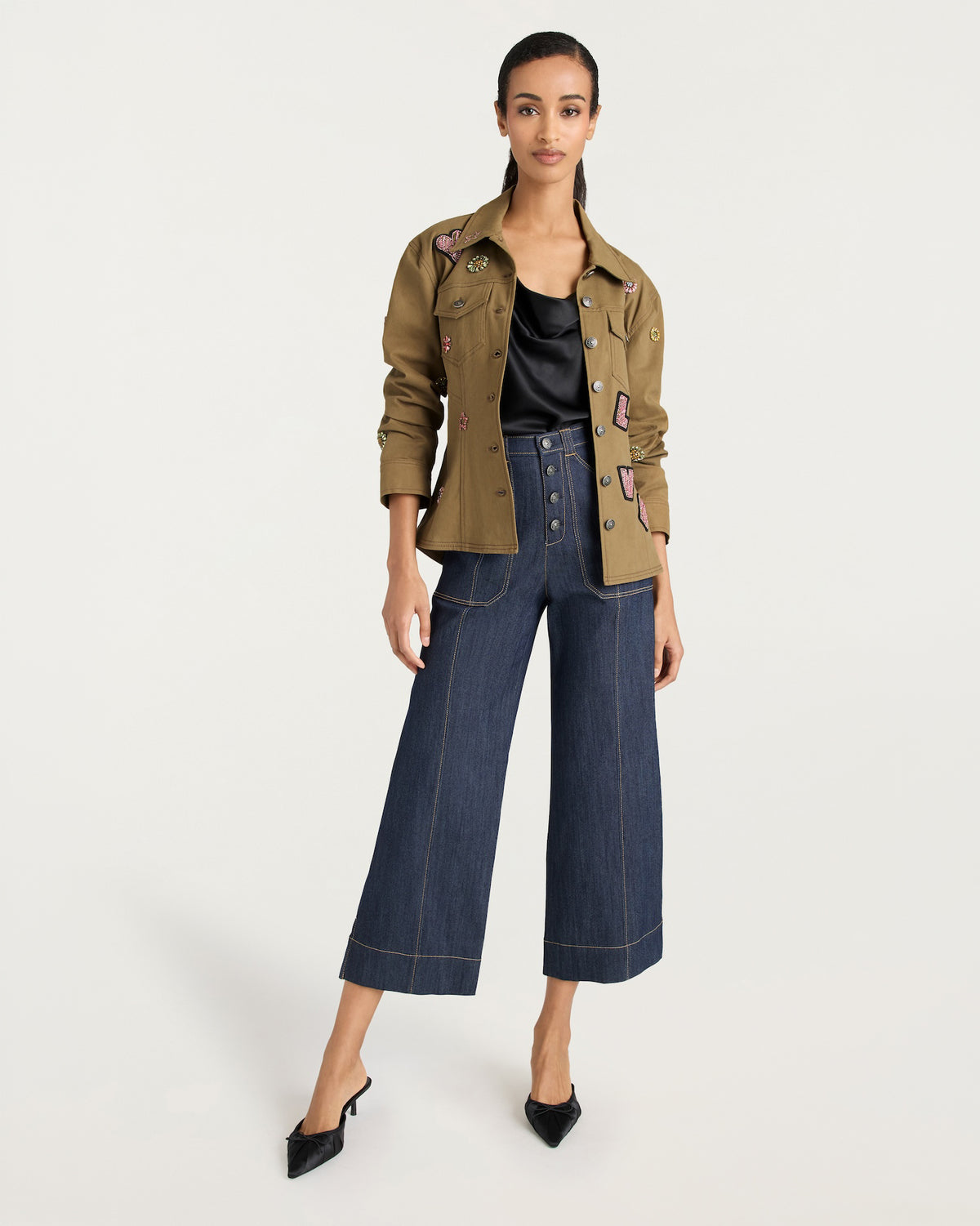 Ditsy Love Scrunched Canyon Jean Jacket