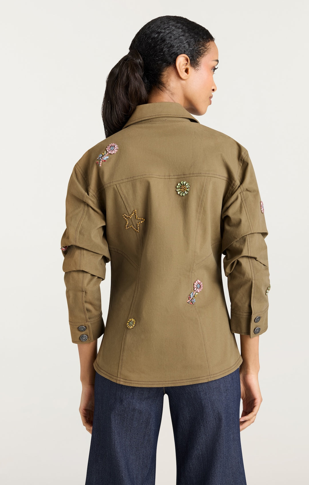 Ditsy Love Scrunched Canyon Jean Jacket – Cinq à Sept