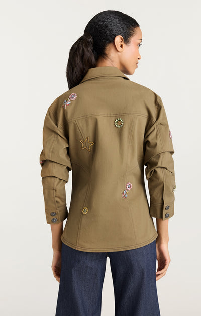 Ditsy Love Scrunched Canyon Jacket