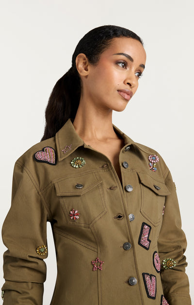 Ditsy Love Scrunched Canyon Jacket