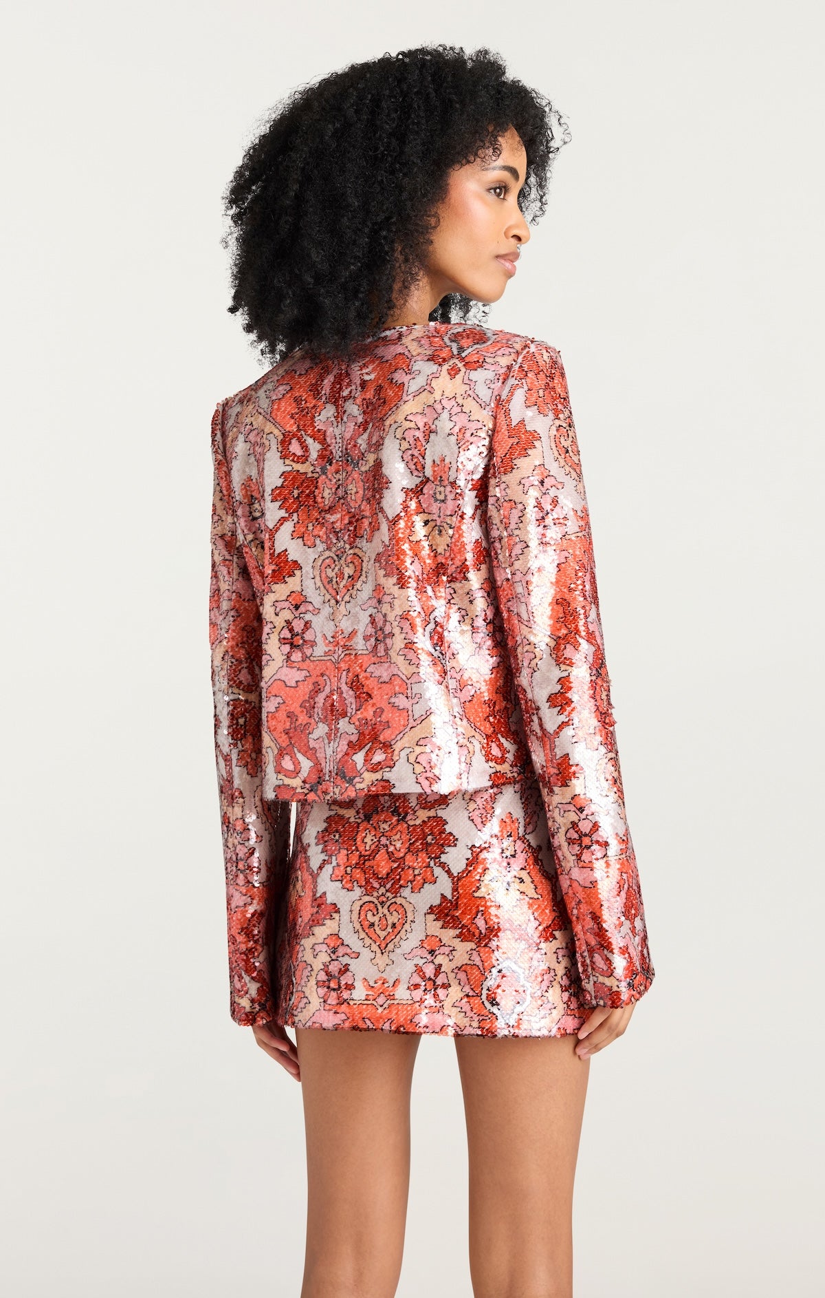 Sequin Damask Aspen Jacket