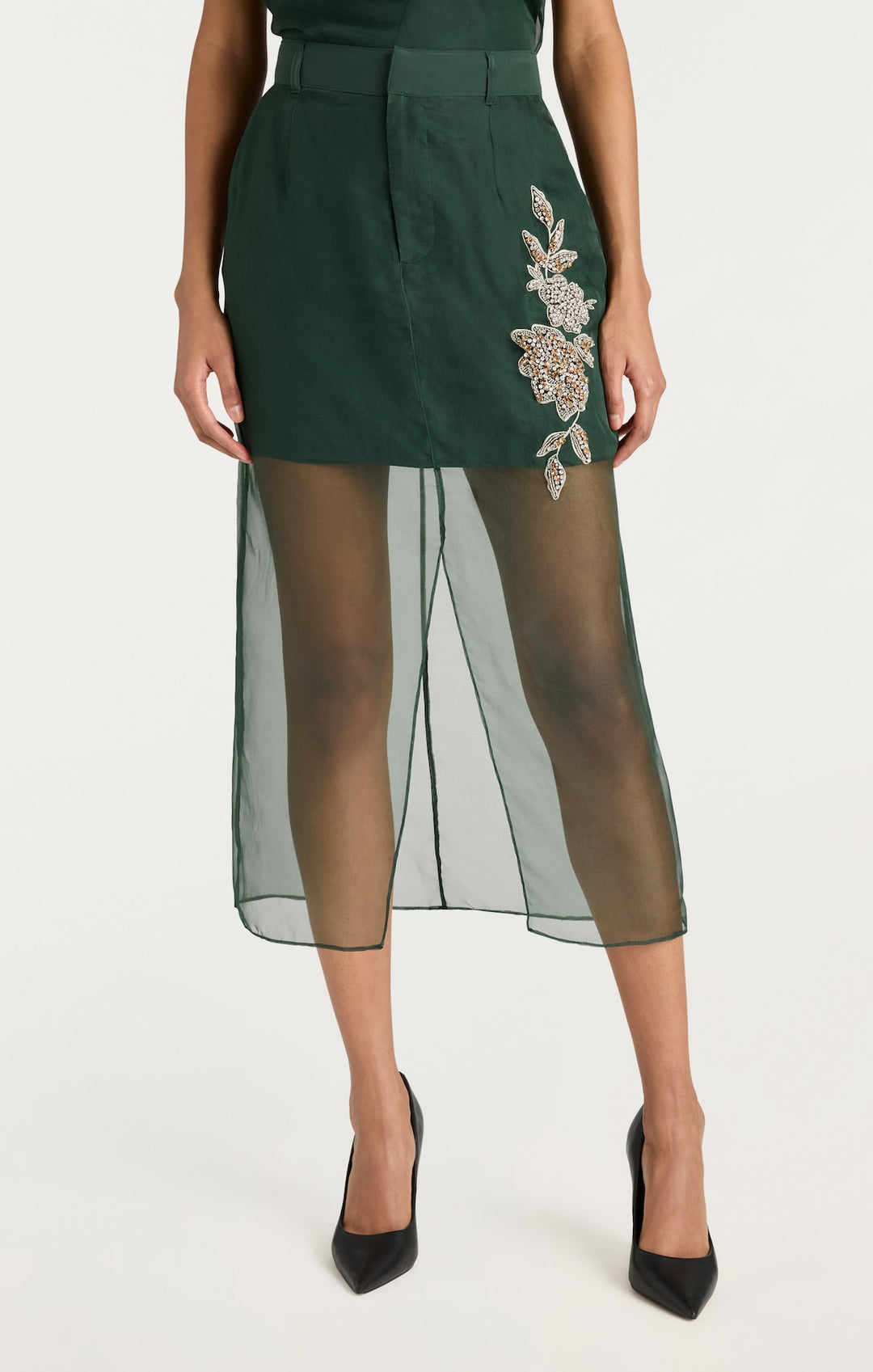 Statement Floral Peggy Skirt – Cinq à Sept