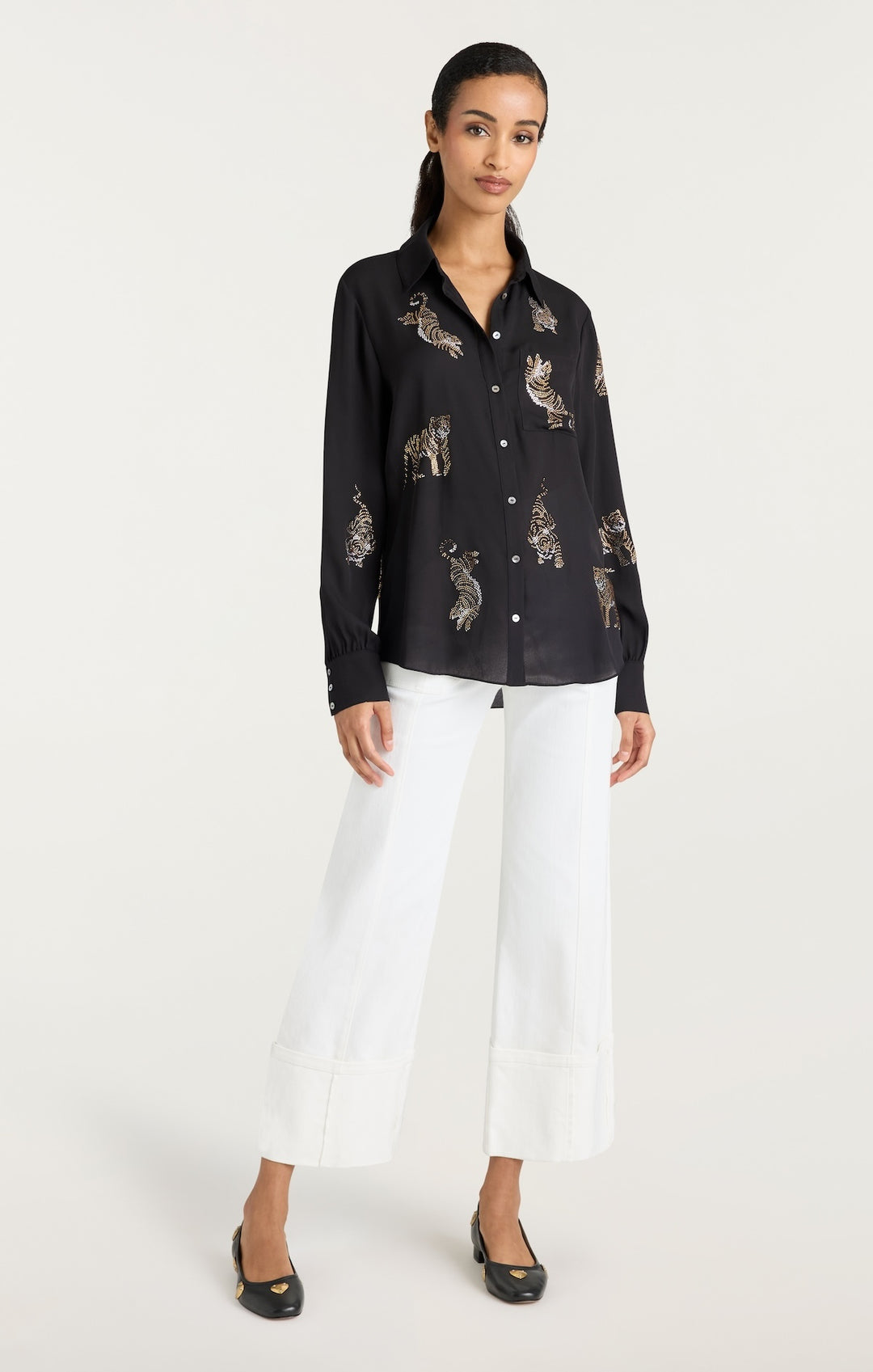 Le Tiger Heatset Blanche Top – Cinq à Sept