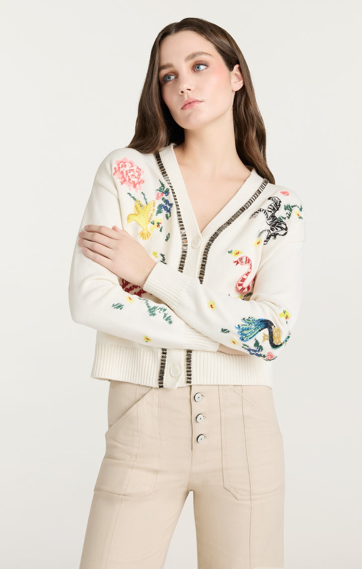 カーディガン [WOODY CLAM] Uno Clover Brush Cardigan (3color) WOODY CLAM] Uno Clover Brush Cardigan (3color)