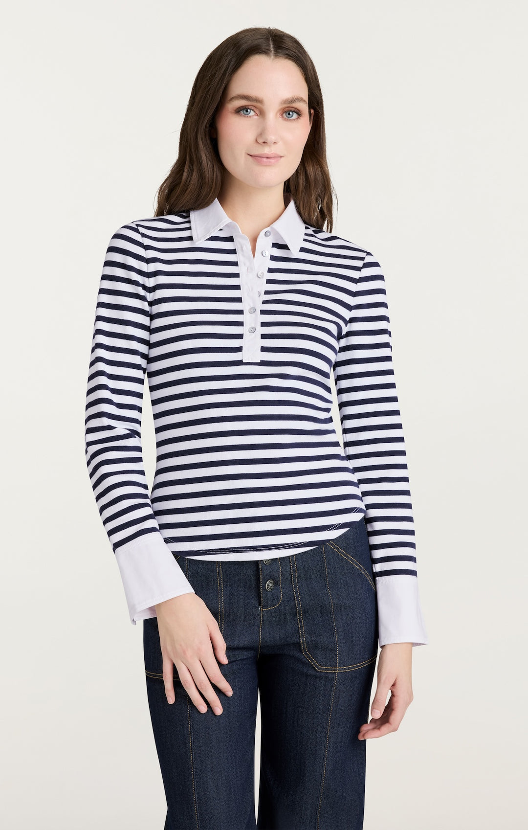 トップス AMERI blt051-5 Striped Jaden Top – Cinq à Sept