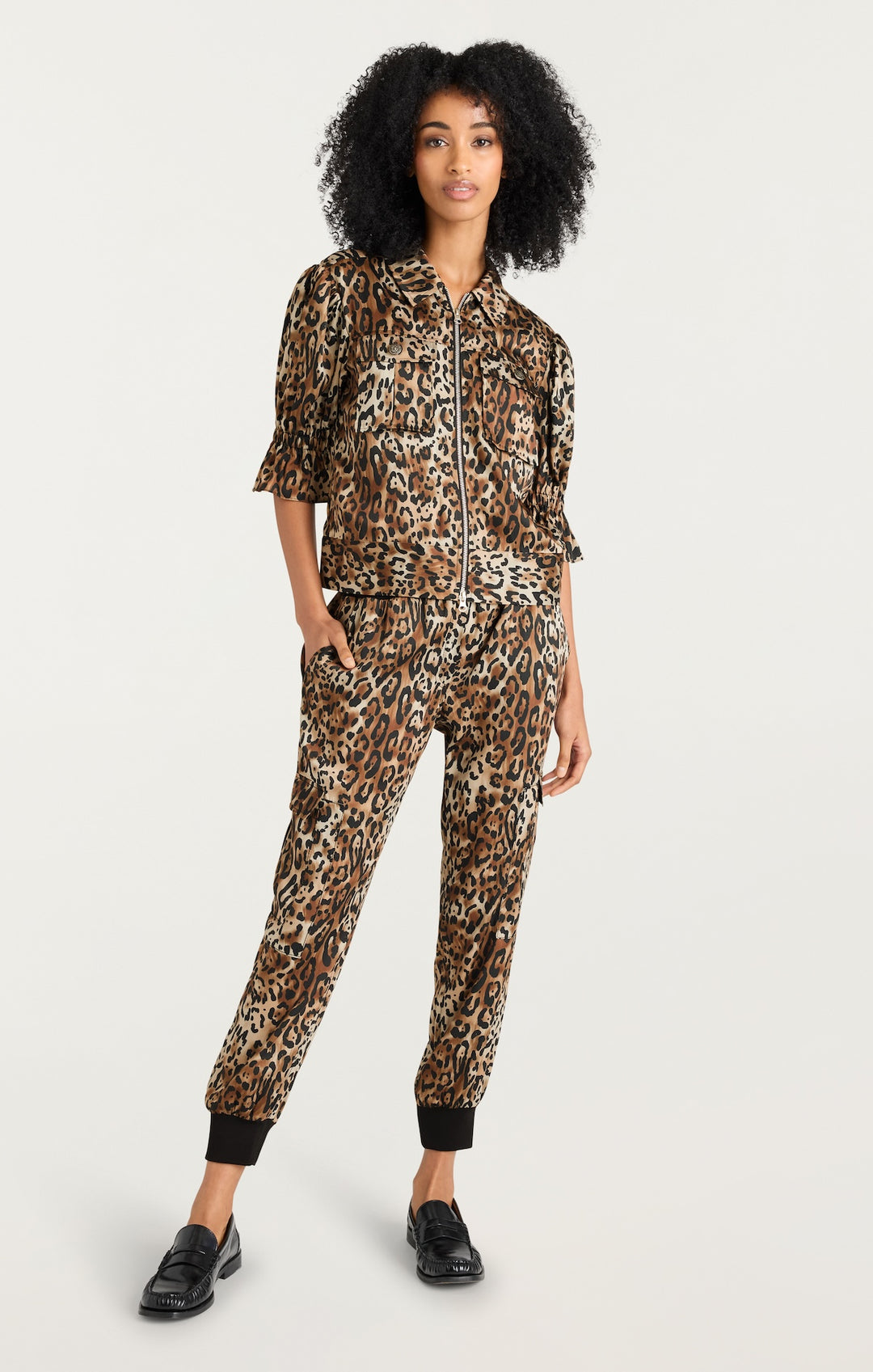 リ*ウ様 LEONARD 花柄フード付きジャンパー 42 LEOPARDHOLLYJACKET_ZJ3969422Z-