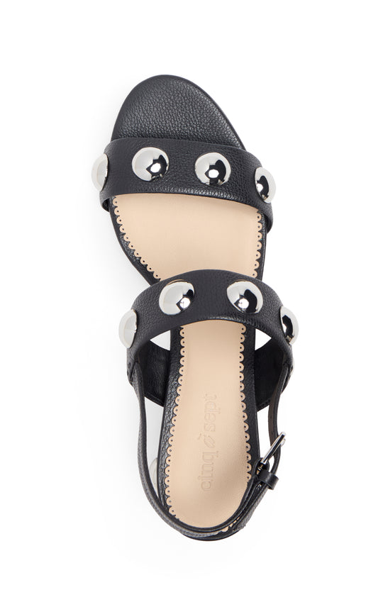 Gemma Studded Block Heel Sandal