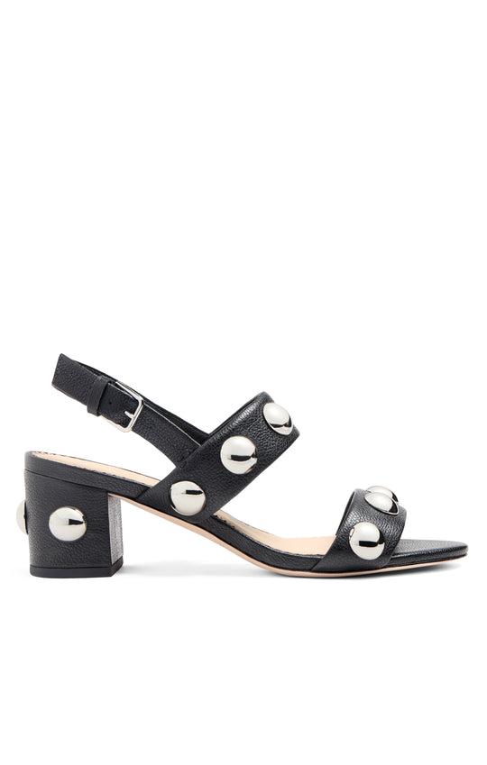 Gemma Studded Block Heel Sandal