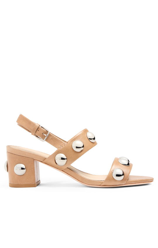 Gemma Studded Block Heel Sandal
