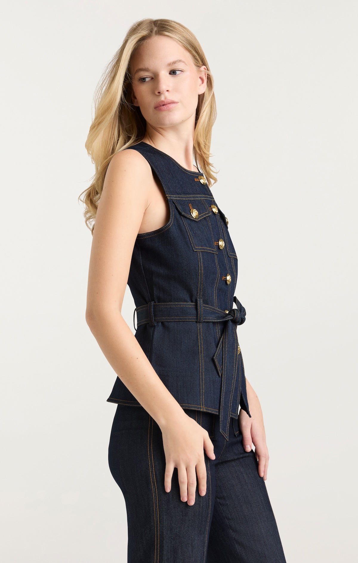 Indigo Denim Reenee Vest