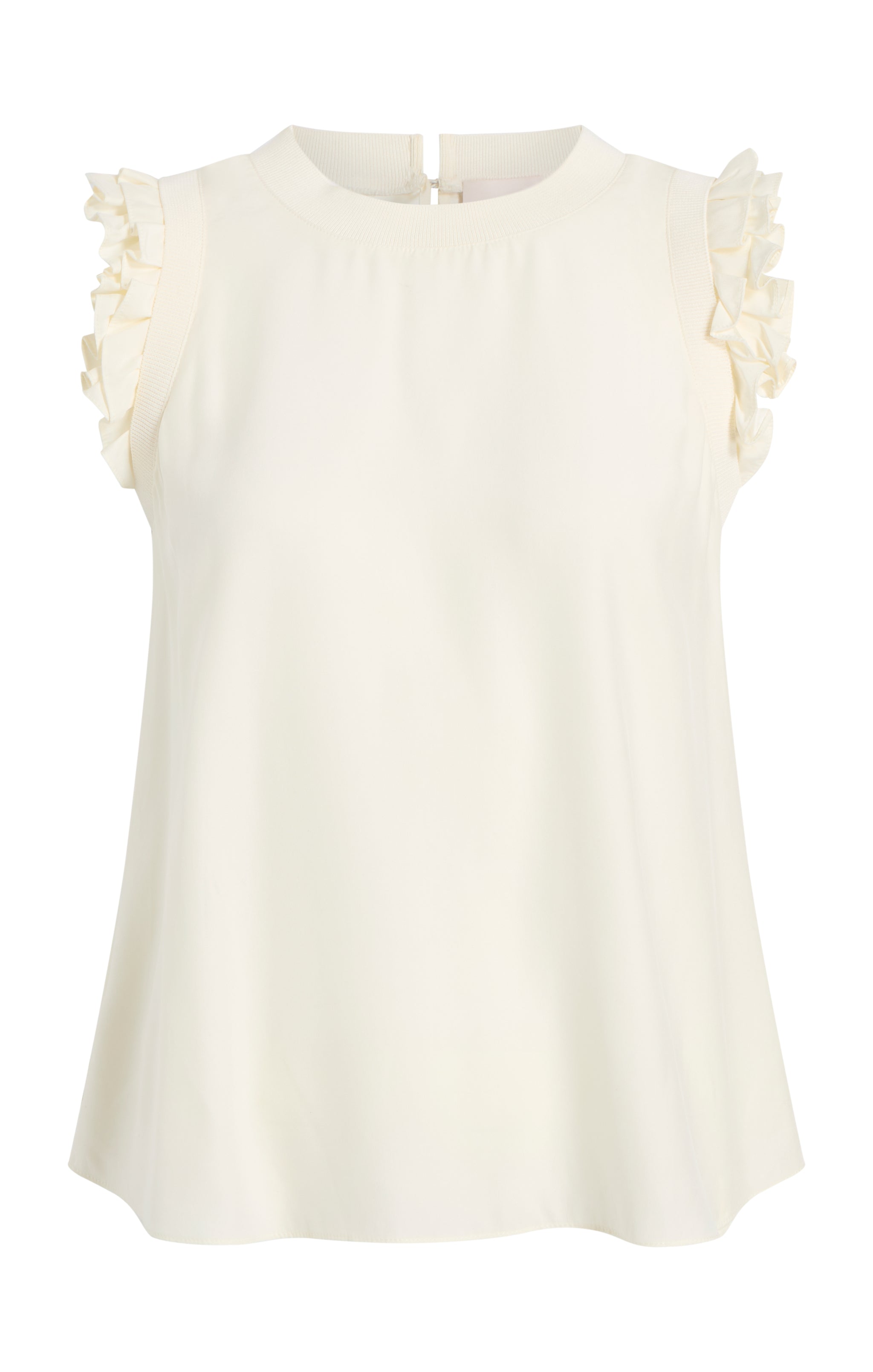 Cinq à sept Woven Ruffle Lenore Top
