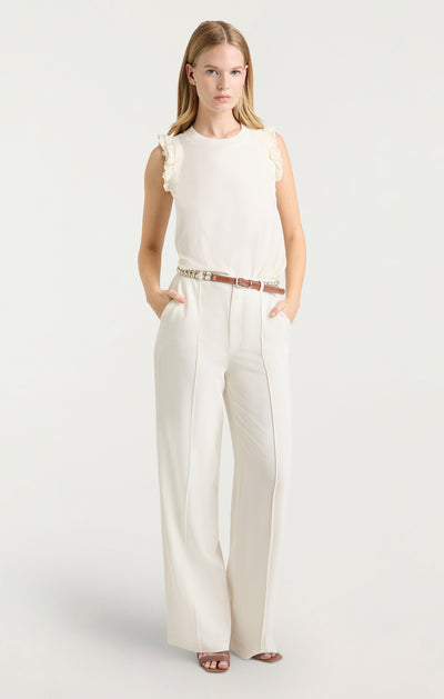 Rhinestone Belt Ester Pant