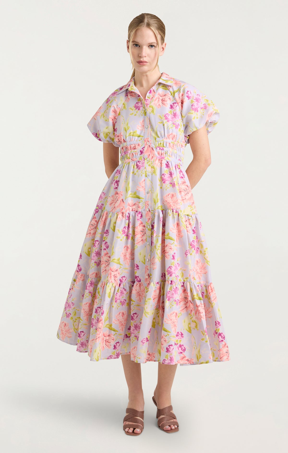 Midnight Tulips Maggio Dress Cinq Sept Midnight Tulips Maggio Dress Cinq Sept