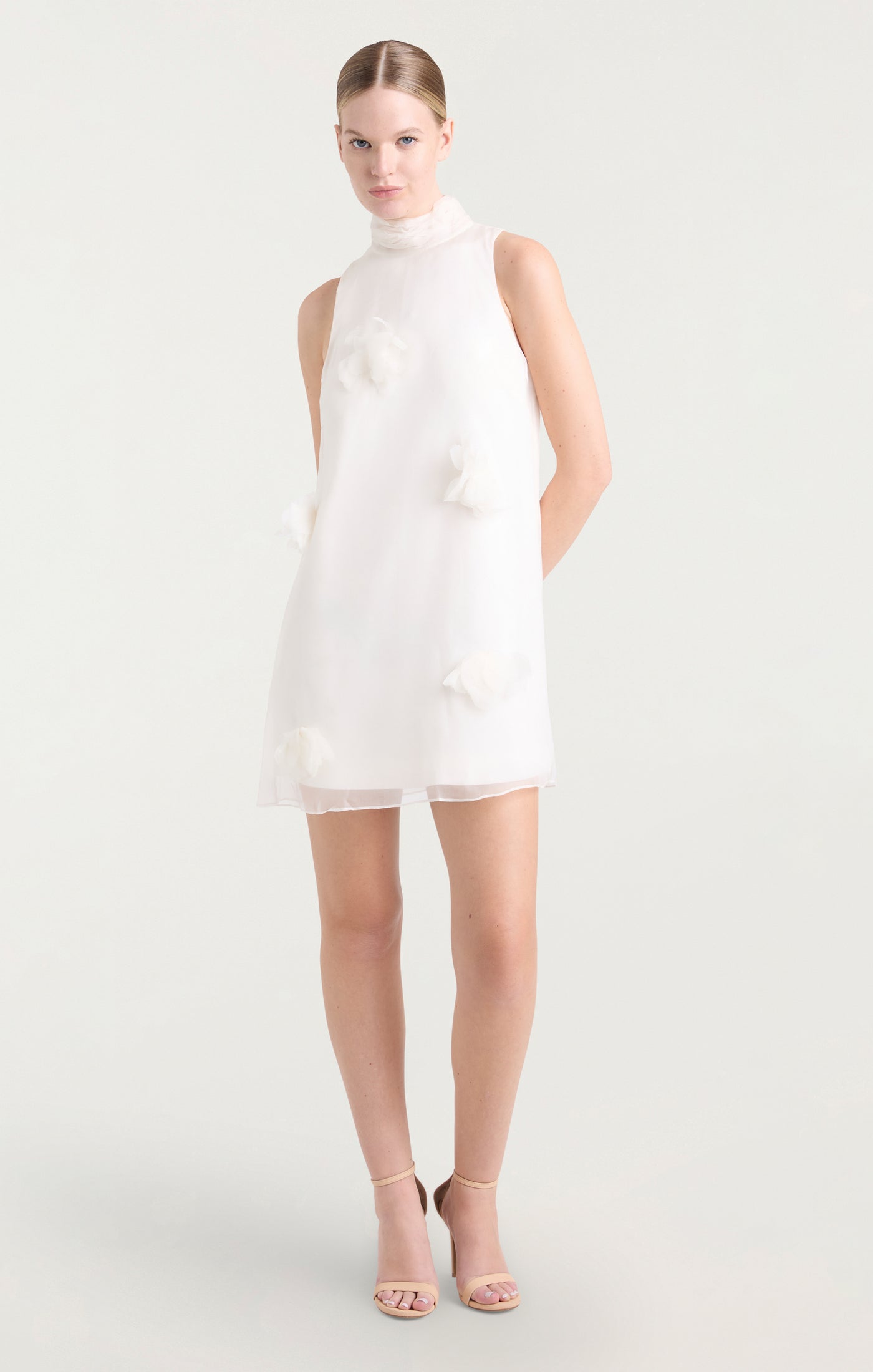 cinq a sept silk dress Cinq A Sept Kalena Silk Embellished Midi Dress size 2