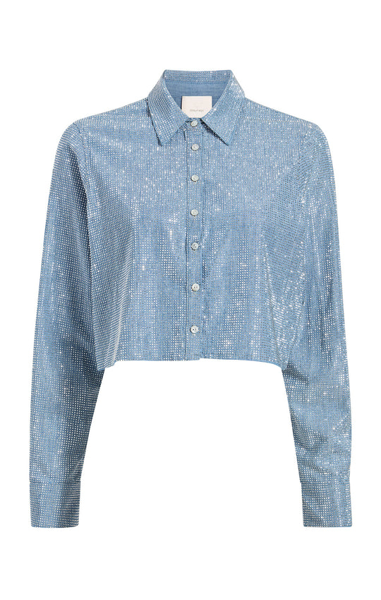 Chambray Heatset Patricia Top