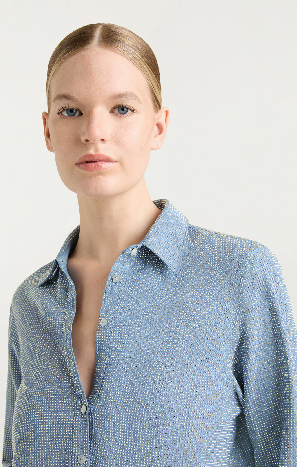 Chambray Heatset Patricia Jean Top
