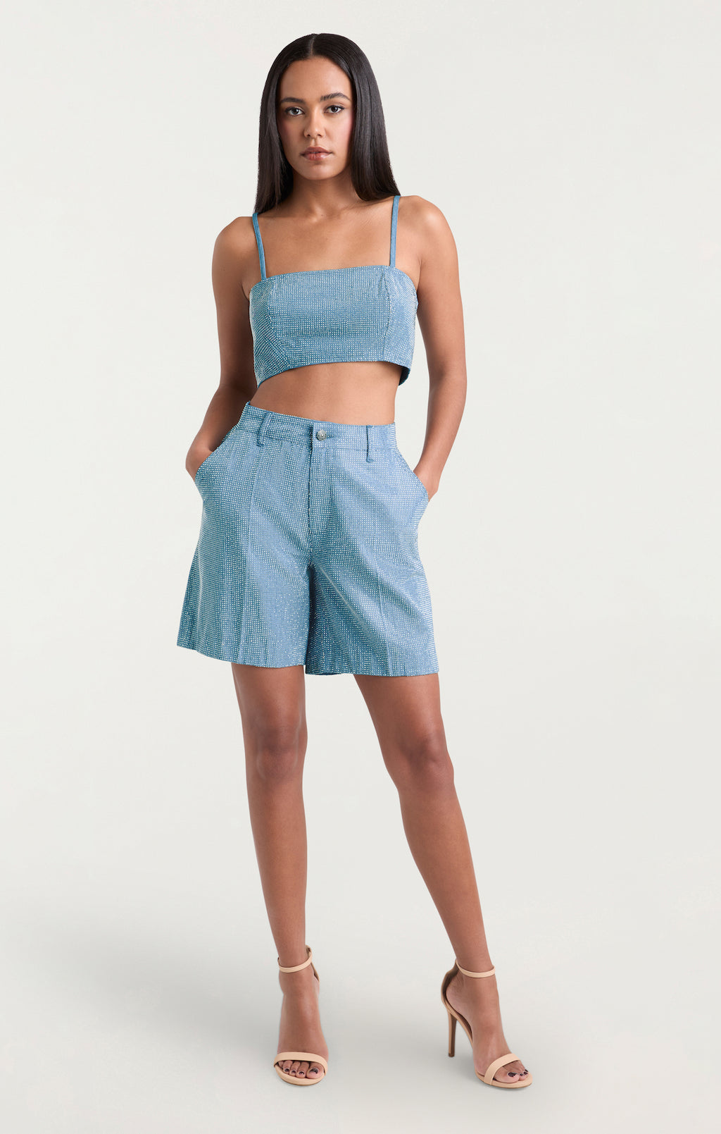 Chambray Heatset Patricia Jean Short