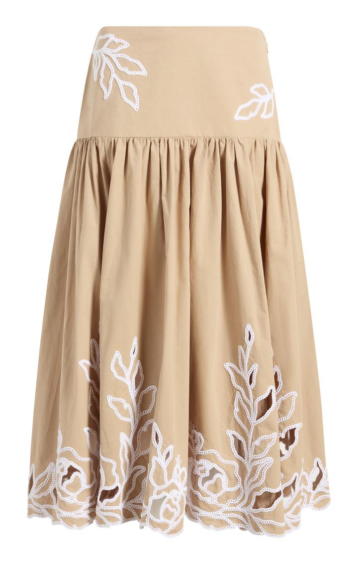 KWAIDAN EDITIONS EMBOSSED CALF SKIRT スカート