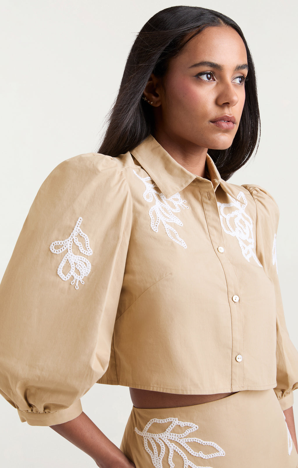 Trailing Peonies Tilda Top