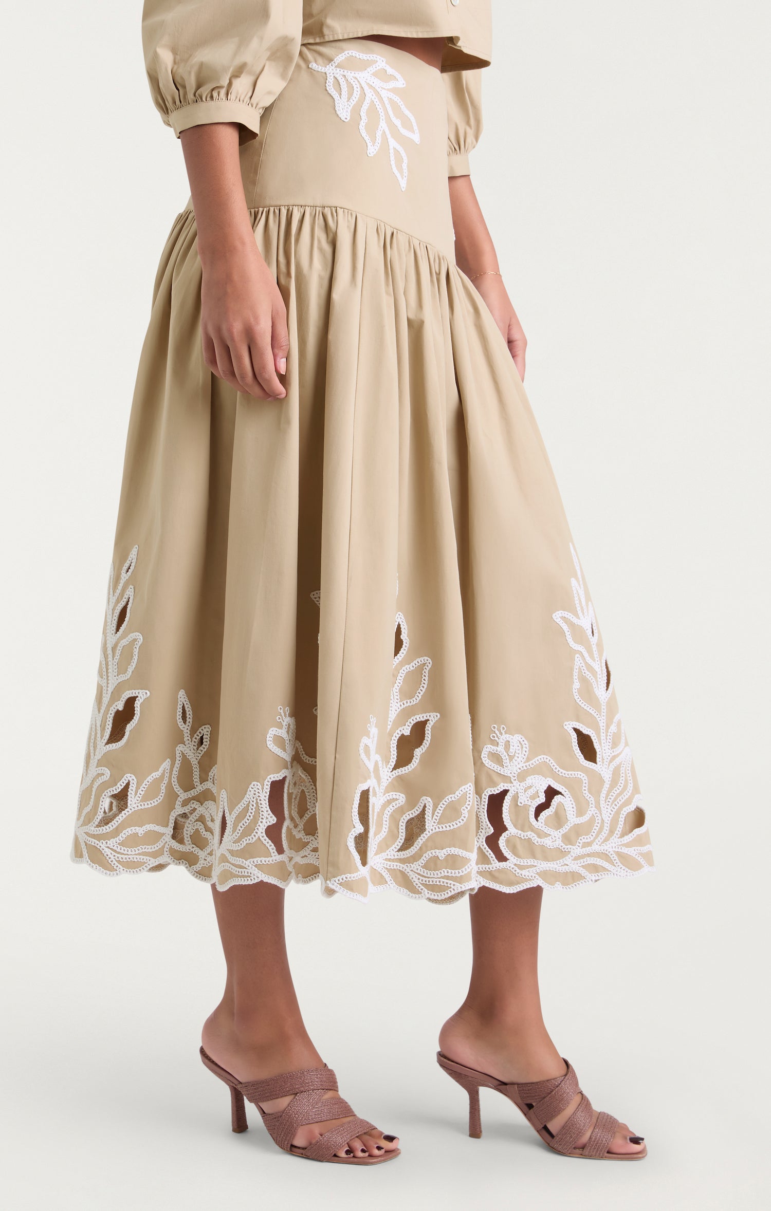 Trailing Peonies Tilda Skirt