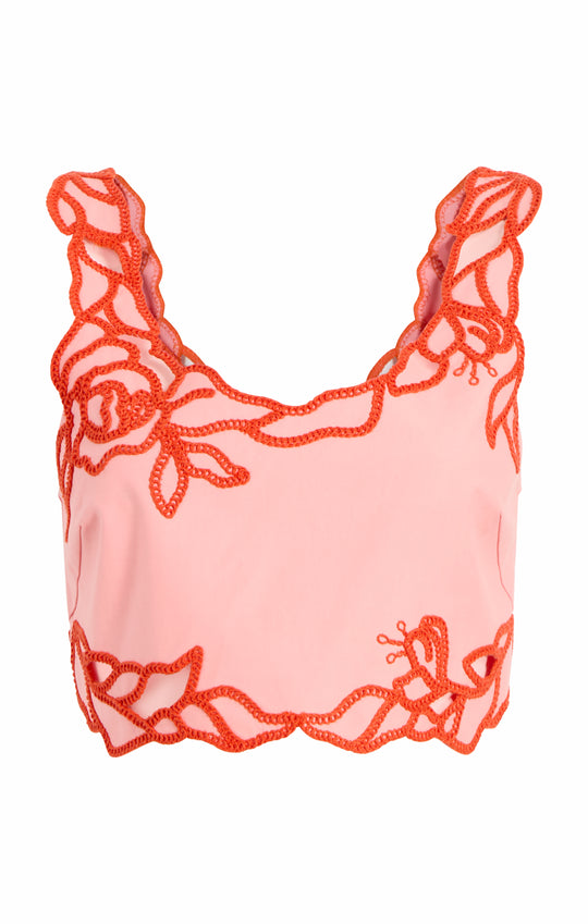 Trailing Peonies Bonita Top