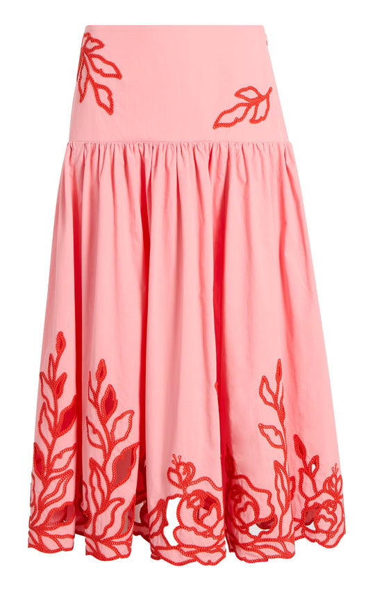 Trailing Peonies Tilda Skirt